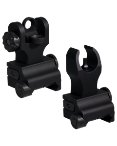 Samson Quick Flip Folding Sights HK Front A2 Rear Black AR15