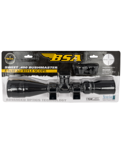 BSA Sweet 450 Bushmaster 3-9x40mm AO Matte Black 30/30 Reticle