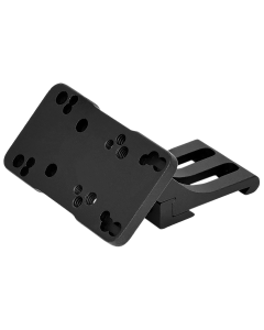 Warne Red-Dot Riser 45 Degree Offset Reflex Black Left Hand