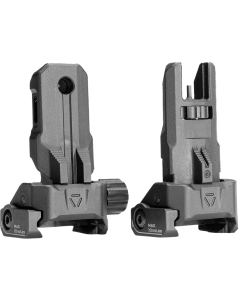 Strike Industries Polymer Backup Sights Black Folding AR-15
