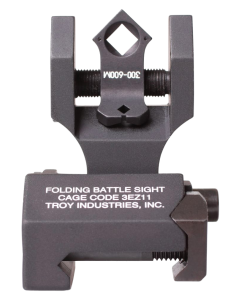 Troy Ind Tritium Rear Folding BattleSight AR15 Black Anodized