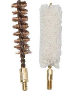 .50 Caliber Cleaning Brush and Swab Set - Solid Brass, 10-32 Thread
