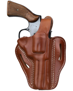 1791 Gunleather RVHX2CBRR RVHX-2  OWB Size 02 Classic Brown Leather Fits Up to 4" Barrel, K/L-Frame, Belt Slide Right Hand
