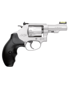 Smith & Wesson Model 317 Kit Gun 22 LR 3 8 Round - Silver w/ Hi-Viz Front Sight