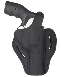 1791 Gunleather Stealth Black Leather Revolver Holster Right Hand