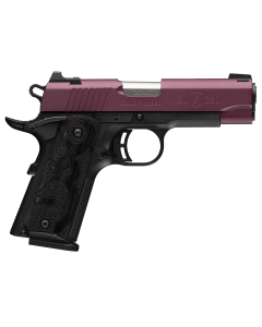Browning 1911-380 Black Label 380 ACP 3.63" 8+1 Black Cherry