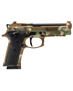 Beretta® - SPEC0733A18 - 92XI Combat 9mm 18+1 4.7" Semi-Auto Multicam Pistol