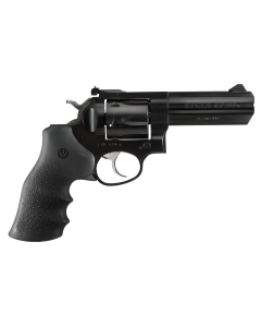 Ruger GP100 Standard 357 Mag 4.2" 6 rd Black Hogue Monogrip Grip Blued