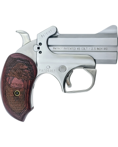 Bond Arms Patriot 45LC/410 2.5" 3" Stainless Steel with Holster
