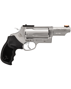 Taurus Judge 45 Colt 3" Barrel 5rd Matte Stainless Black Rubber