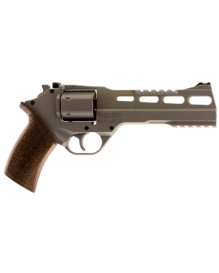 Chiappa Rhino 60SA 357MAG 6 Inch Adjustable Sight Nickel Walnut
