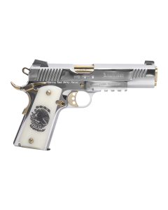 GiRSAN MC1911 38 Super 5" 9+1 Chrome Gold Accents