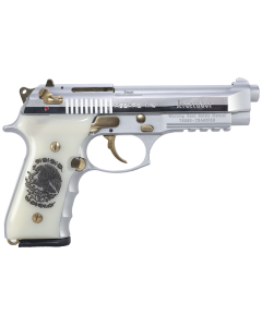 Girsan Regard II 9mm 4.90" 18+1 Chrome Gold Pearl Grips