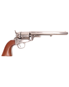 Cimarron 1851 Richards-Mason 7.5" Nickel Walnut .38 SPL Revolver