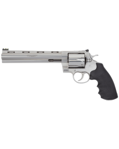 Anaconda 44 Magnum 8" Stainless Steel Revolver with Adjustable Green Rubber Sight