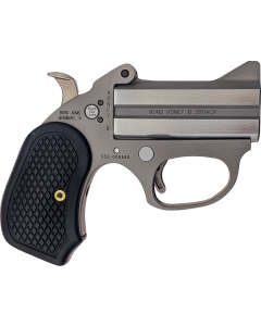 Mattes Stainless Steel B6 Extended Grip Bond Arms Honey-B .38 Special