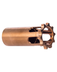 Rugged Suppressor Stainless Steel Piston 1/2x28 Copper Finish