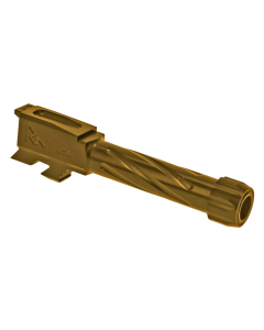 Rival Arms Precision Gold PVD Threaded Barrel for Glock 43