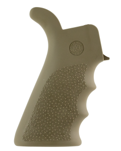 Hogue OverMolded Desert Tan Rubber Grip for AR15 M16