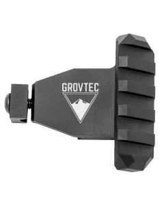 GrovTec US Inc Picatinny Rail 45 Angled Black Aluminum