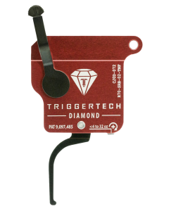 TriggerTech Diamond Remington 700 Flat Trigger Black Right