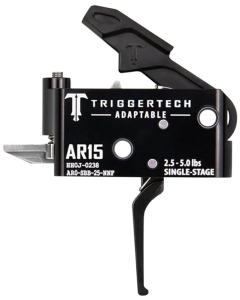 TriggerTech Adaptable AR15 Single-Stage Flat Trigger Black
