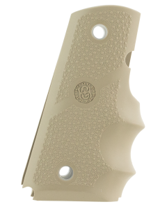 Hogue Desert Tan Rubber Grip for 1911 Officer