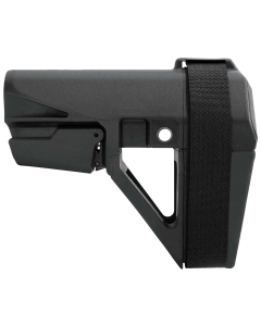 SB Tactical SBA5 Black Adjustable Brace with QD Sling Socket