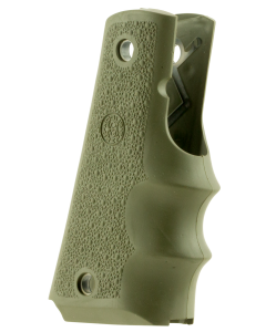 Hogue OverMolded OD Green Rubber Grip for 1911 Government