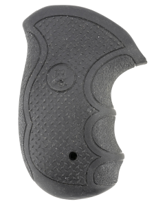 Pachmayr Diamond Pro Black Rubber Grips for SW J Frame