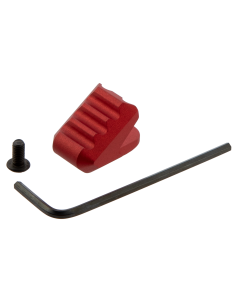 Strike Industries Red Aluminum ISO Tab for AR15