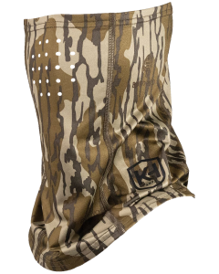 Moultrie Run N Gun Mossy Oak Bottomland 1/2 Face Mask
