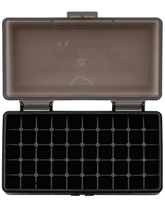 Berry's Polypropylene Fliptop Ammo Box 50rd Smoke Black