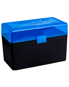Berry's Ammo Box Blue/Black Polypropylene Fits 50 Rds 270 Win/30-06
