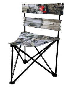 Primos Double Bull Camo Steel TriStool with Backrest