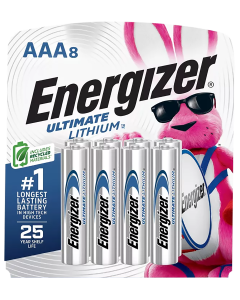 Energizer Ultimate Lithium AAA Batteries, 8 Pack