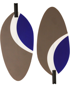 Mojo Outdoors Magnetic Replacement Wing Set Gray/White/Blue