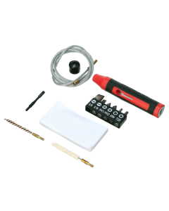 Winchester 17 Cal Rifle Cleaning Kit with Red Case, 12 Pieces