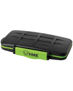 HME Black/Green Memory Card Case 24 Slot Storage