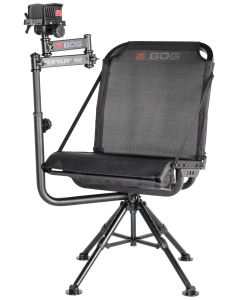 Bog DeathGrip 360 Shooting Rest Chair Black Aluminum Adjustable