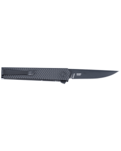 CRKT CEO Microflipper Black Aluminum D2 Steel Blade Knife