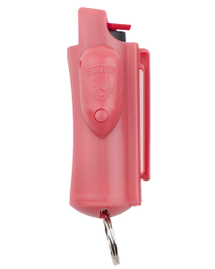 Guard Dog AccuFire Pink Laser Pepper Spray 0.50 oz with Key Ring