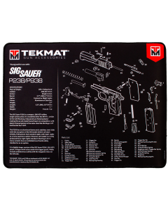TekMat Ultra 20 Sig Sauer P238 Cleaning Mat Black White