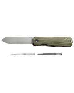 Civivi Sendy Knife Flipper Green G10 Handle NitroV Steel Blade