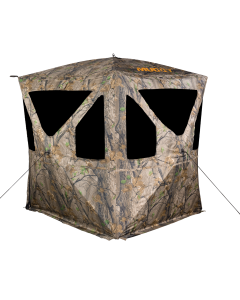 Muddy Outdoors Ravage Camo Ground Blind with Blackout Interior