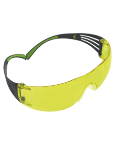 3M SecureFit 400 Amber Lens Black Frame Shooting Glasses