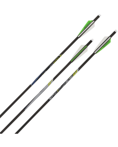 Allen CX600 Carbon Fiber Crossbow Bolts Black 20" 3 Pack