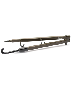 HME Green Steel Folding Bow Hanger with Adjustable Mount