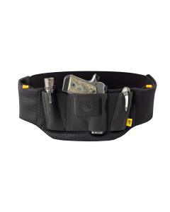 Mission First Tactical Belly Band Black with 4 Compartments