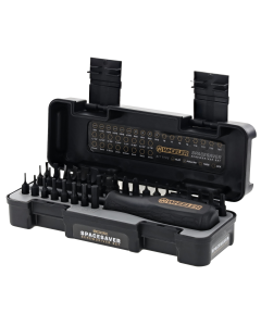 Wheeler SpaceSaver Screwdriver Set Black 36 Pieces